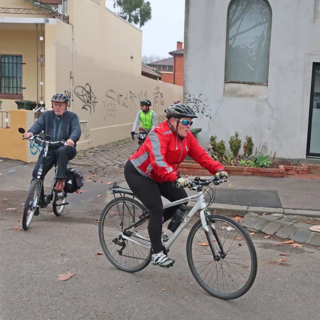 Riding in North Fitzroy with Phiplip